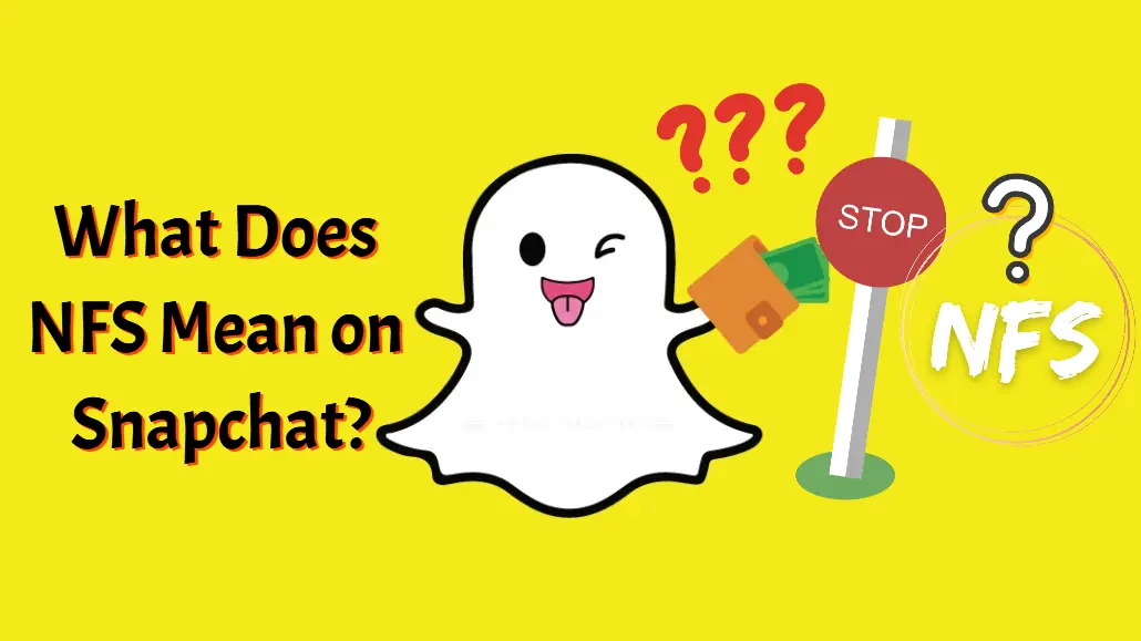 NFS mean on Snapchat