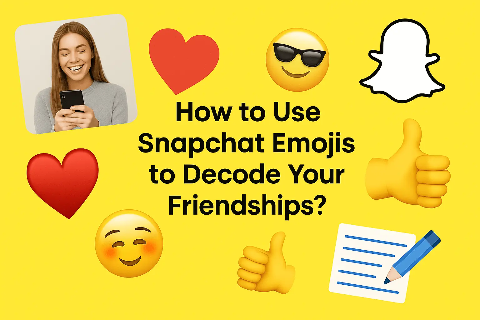 How to Use Snapchat Emojis to Decode Your Friendships